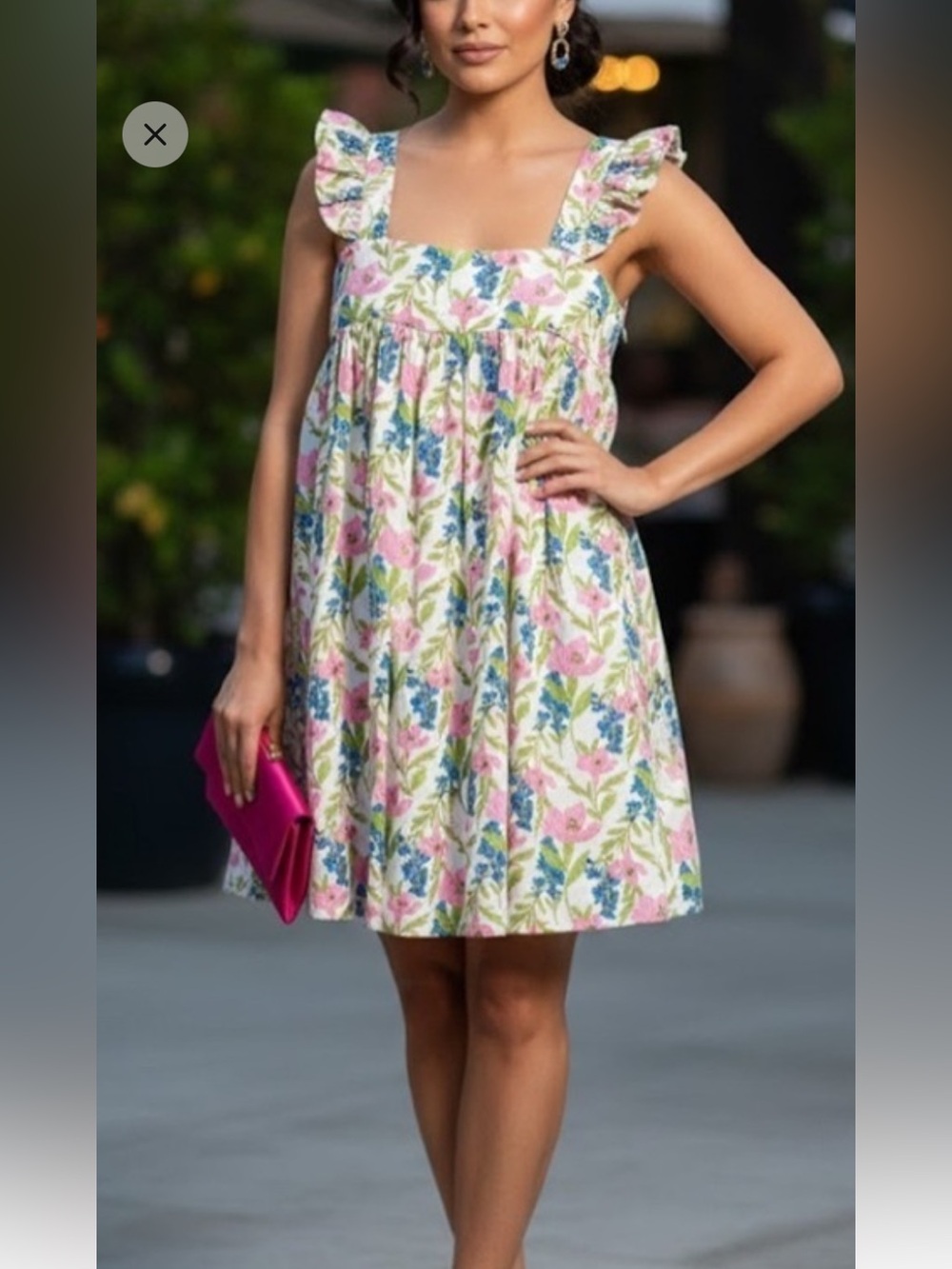 Blu Pepper Floral Multicolor Dress